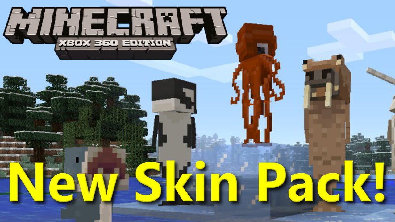 Minecraft Xbox 360 Battle and Beasts Skin Pack 2 - YouTube