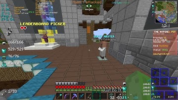 hypixel pit BigMan (Krizzer) caught botting.