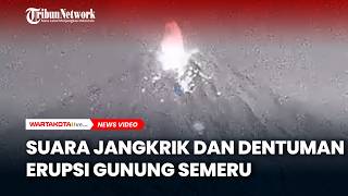 Suara Jangkrik dan Dentuman Erupsi Gunung Semeru