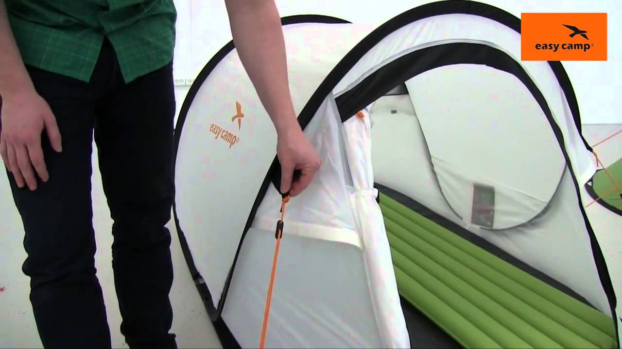 Easy Camp Antic Hvid pop up Tent at Outdoor Action Blackburn YouTube