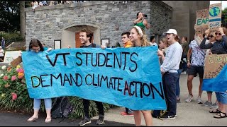 Local climate strike at Virginia Tech