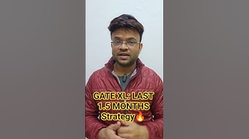 GATE XL Strategy | Last 1.5 Months Plan | How to Crack GATE XL 2026