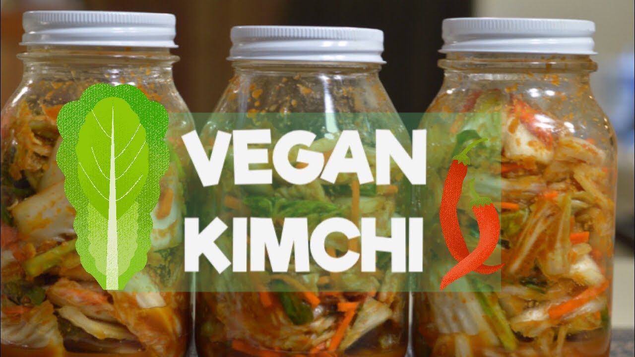 HOW TO MAKE VEGAN 🌱 KIMCHI |My simple and easy vegan kimchi - YouTube