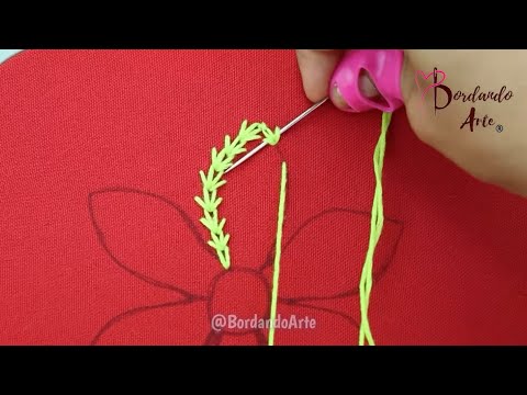 ¡Preciosas puntadas! ?✨BORDADO DE FLORES CON PUNTADAS FÁCILES ??✨