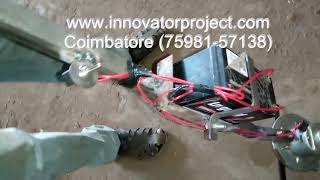 Automatic Battery Operated Motorized Gr Cutter Or Plant Cutter Electric Gr Cutter Projects