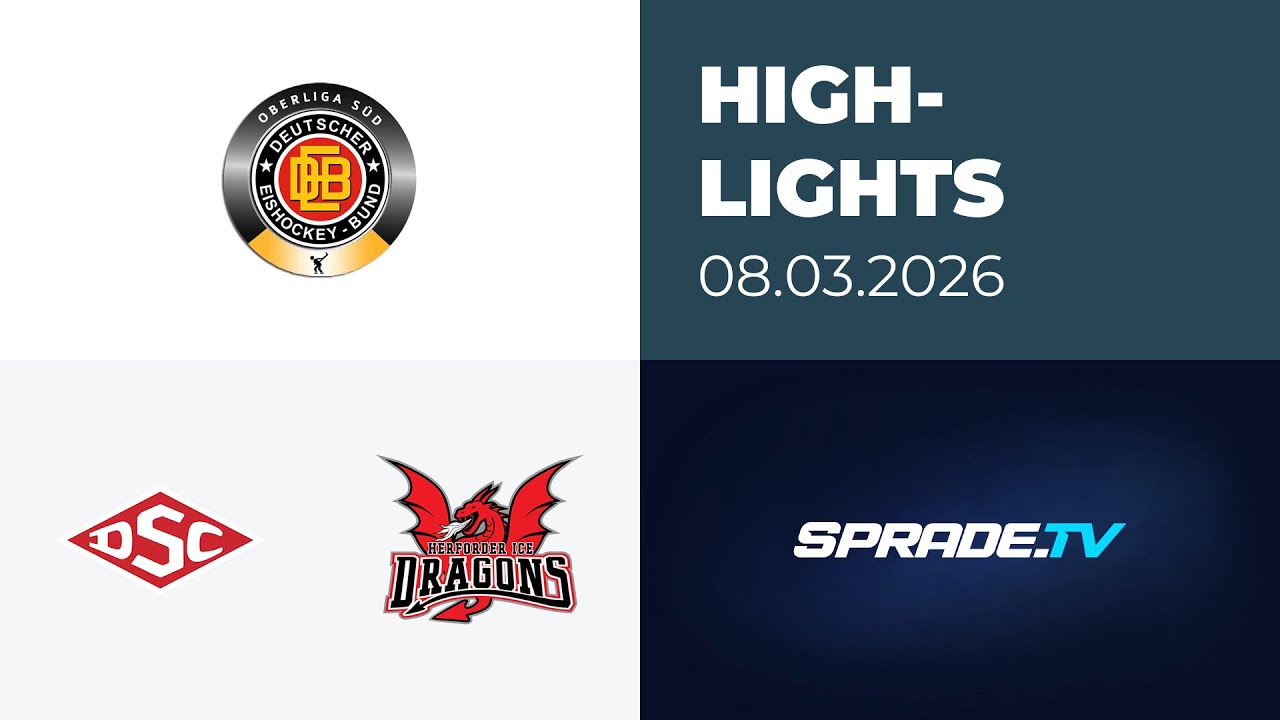 08.03.2026 - Highlights - Deggendorfer SC vs. Herforder Ice Dragons