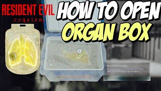 Resident Evil Requiem: How to Open Organ Transport Box (Find Artificial Lungs)