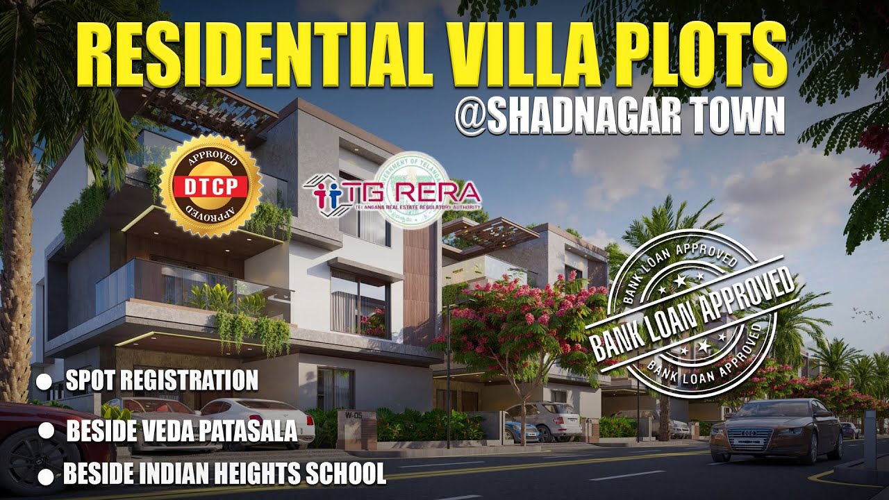 Ready to Construction Plots in Shadnagar | DTCP & RERA Approved