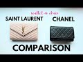 SAINT LAURENT & CHANEL WALLET ON CHAIN COMPARISON