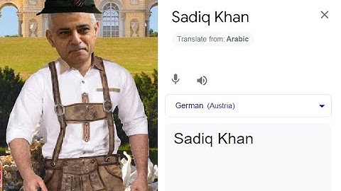 Sadiq Khan in different languages meme (Part 1)