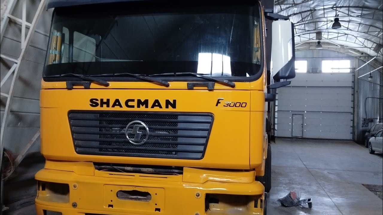 Сборка кабины, замера лобового стекла шакман ф20000.  Проект 