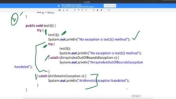 Nested Try Block in Java Video-12