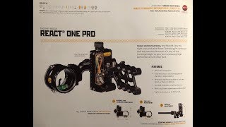 Trophy Ridge - React One Pro Sight