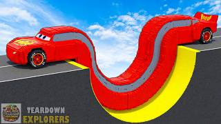 LONG CARS Passing Increasing REVERSE SPEED BUMPS #5 in Teardown
