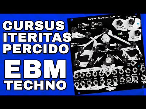 Cursus Iteritas Percido doing EBM Techno (WMD Crater, Synthstrom Deluge, Squarp Rample)