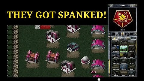 3 on 3 PRO multiplayer Command and Conquer THEY GOT SPANKED!