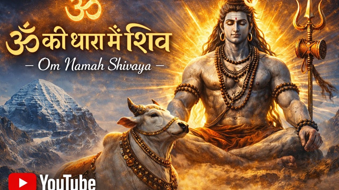 ॐ की धारा में शिव | Soft Mahadev Bhajan | Om Namah Shivaya