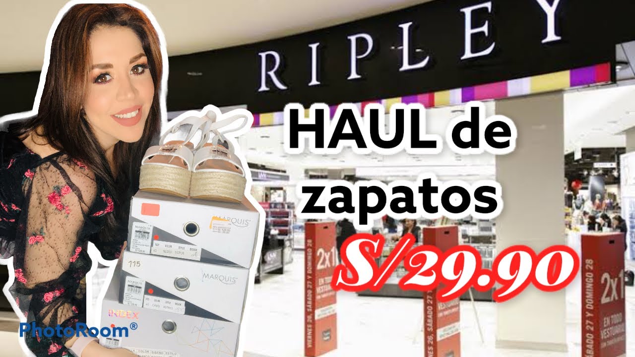 HAUL de ZAPATOS en la web de RIPLEY: Sandalias a 29.90? Mi pedido me lo  trajo un GLOVO? - YouTube
