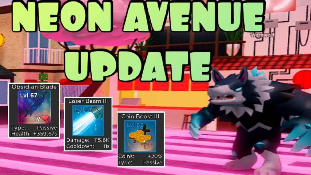 Neon Avenue Update in Blade Quest New Map New Enchant And New Spells