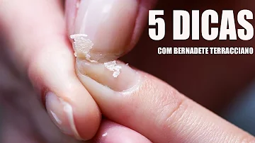 O que fazer com a unha lascada?