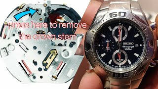how to repair a seiko alarm chronograph watch? assembly & disassembly of  seiko #seiko - YouTube
