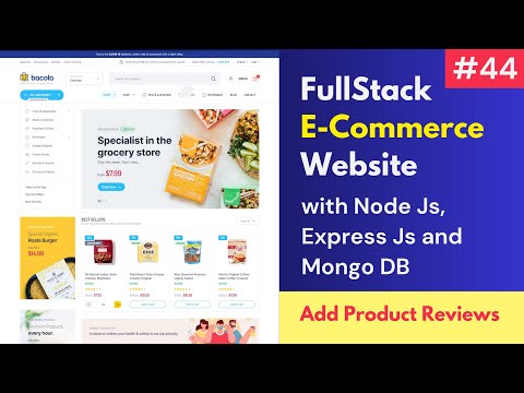 #44 Add Product Reviews | Full Stack E-Commerce Website in React JS, Node Js & Mongo DB | MernStack🔥