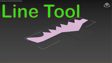 What is Line Tool in 3ds Max and how it Work
