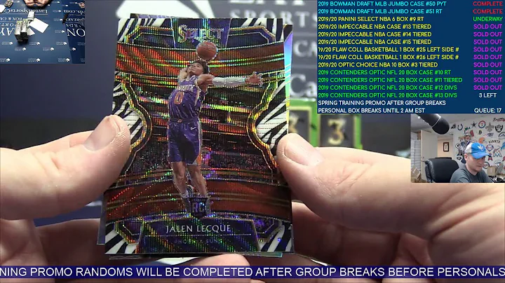 2019/20 Panini Select Basketball Hobby 6 Box Break...