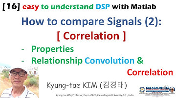 [16] easy to understand DSP with Matlab: Correlation(2)-Properties, correlation and convolution