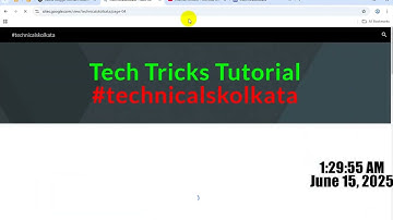 Blogspot Tubes : Google Site Tricks 02 How To YouTube Video Link Post Share on Google Site