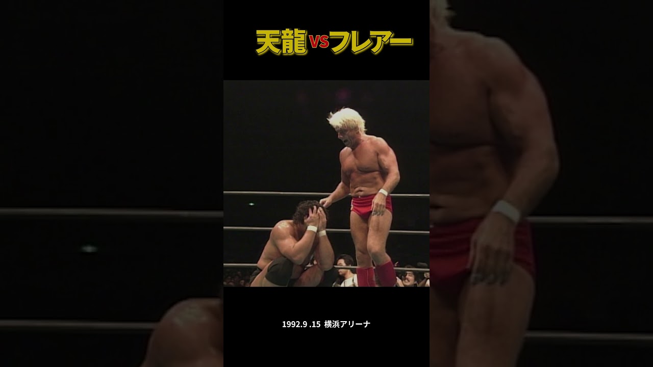 リック・フレアー vs 天龍源一郎（1992年9月15日／神奈川・横浜アリーナ）#プロレス #prowrestling #war #wwe #njpw