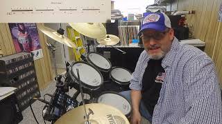 Drum Lesson - A great 32nd note, linear-ish fusion groove. Add this one to your bag of grooves.