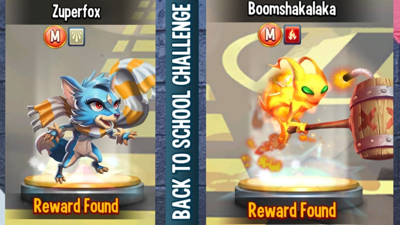 Monster Legends - Get Boomshakalaka And Zuperfox From Back To