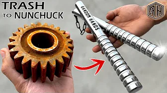 Forging Nunchuck out of Rusted Gears