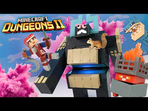 NEW Minecraft Dungeons 2 Sift Mobs & Twisted Warden Hasbro Figures Review!
