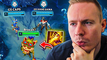 When Teemo Jungle Meets G2 Caps & Hans Sama…