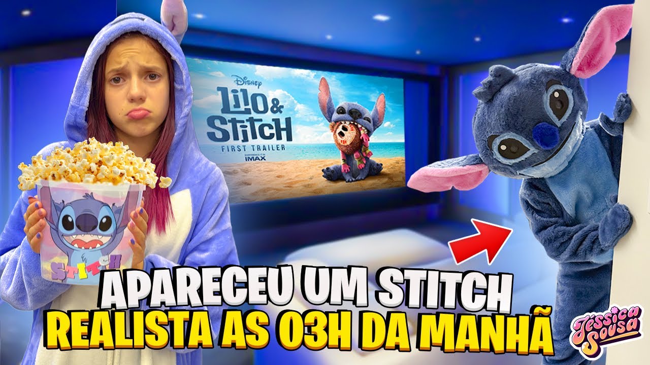 ASSISTIMOS O FILME DO STITCH AS 3 HORAS E O PIOR ACONTECEU!(JÉSSICA SOUSA)