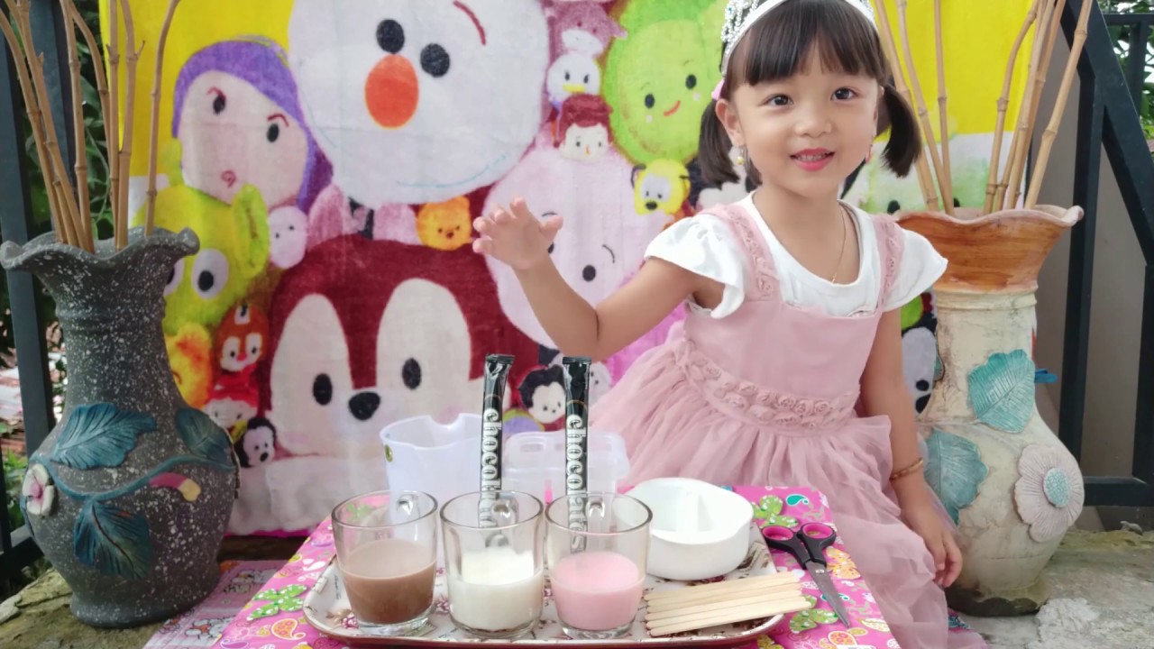 Cara Mudah Membuat  Es  Krim  Coklat Chocolatos Anak  anak  