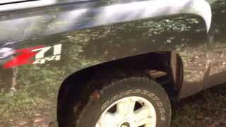 Chevy power!! Z71 pulls S-10 from Big River