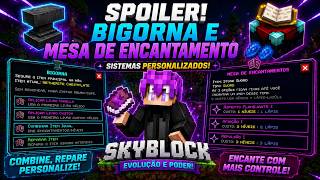 Esse é o melhor sistema de encantamentos do universo de Sky Block do Minecraft PE!