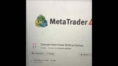 How to convert forex mt4 to python programming