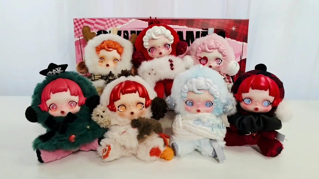 스컬판다 겨울 교향곡 시리즈 인형 키링 SKULLPANDA Winter Symphony Series Plush 팝마트 POPMART