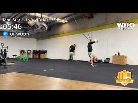 Monique Stark - Oceania - 2023 CrossFit Quarterfinals Workout 1