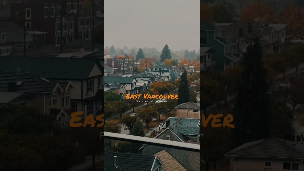 First snow of the season ❄️