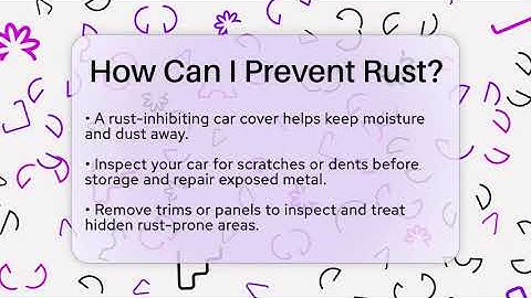 How Can I Prevent Rust? - Car Collector Enthusiasts
