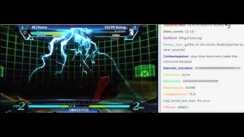 【UMVC3】 PR Balrog vs Nemo FT15 1/2