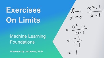 Exercises on Limits – Topic 48 of Machine Learning Foundations