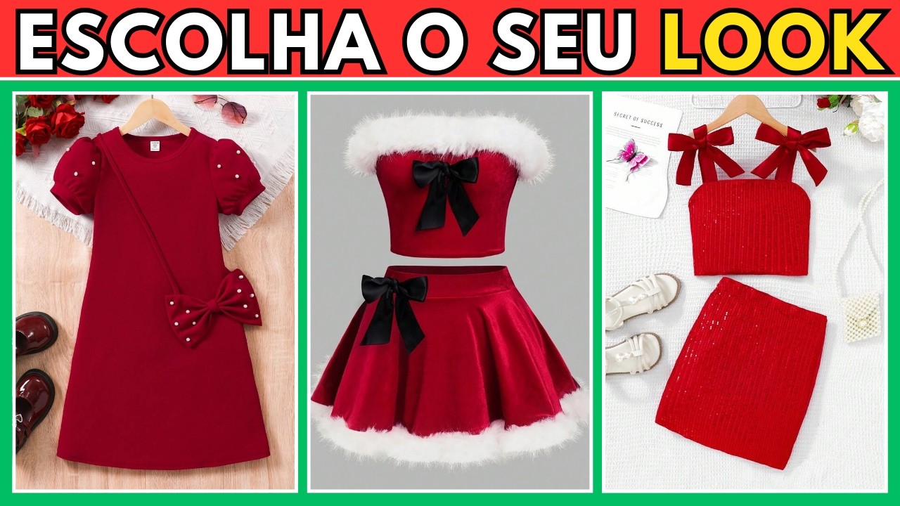 🎄✨ LOOKS DE FINAL DE ANO 2025: ESCOLHA SEUS VISUAIS PARA NATAL, ANO NOVO E FÉRIAS! ✨🎆