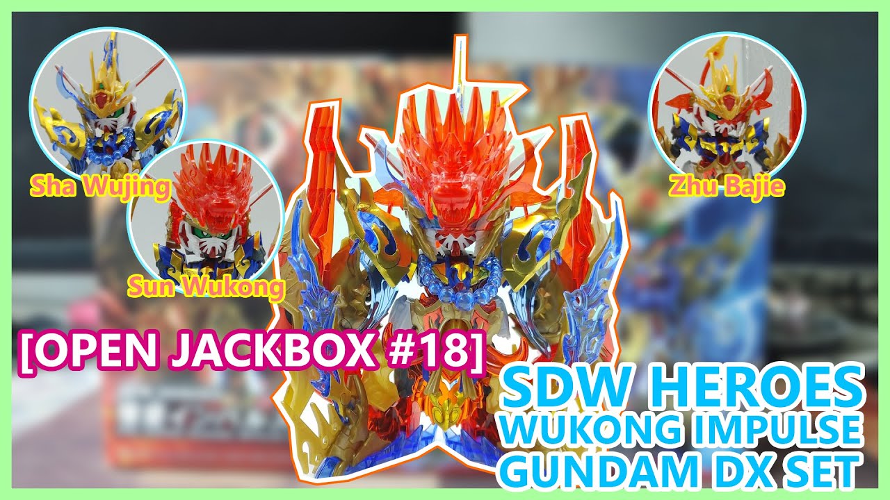 Open Jackbox #18 : SDW Heroes Wukong Impulse Gundam DX Set Review