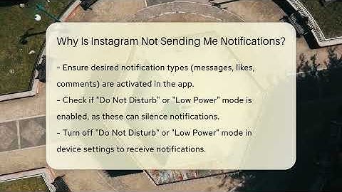 Why Is Instagram Not Sending Me Notifications? - Everyday-Networking